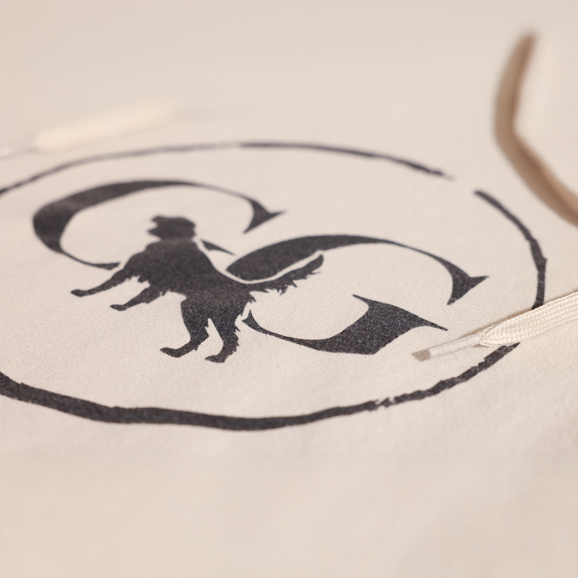 GG Coffee Ring Cream Hoodie